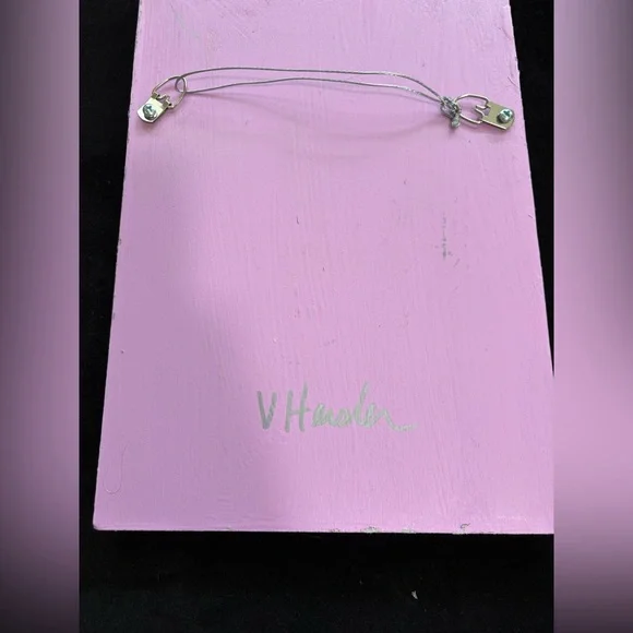 Handmade Mosaic Art” Enchanted Life”Polymer Clay Original On Wood 12”x 8” - Picture 8 of 10